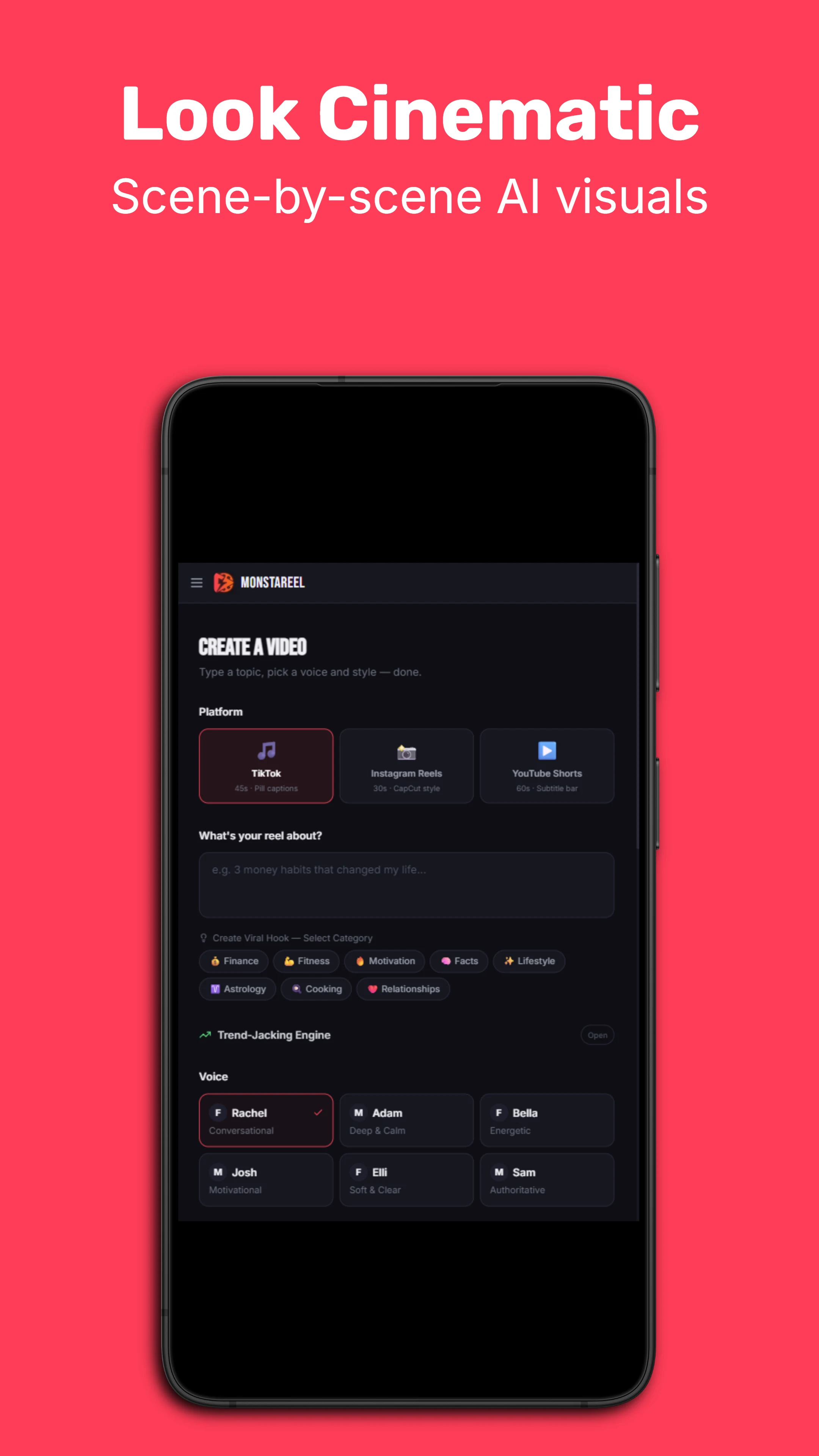 MonstaReel: Viral Reel Maker screenshot