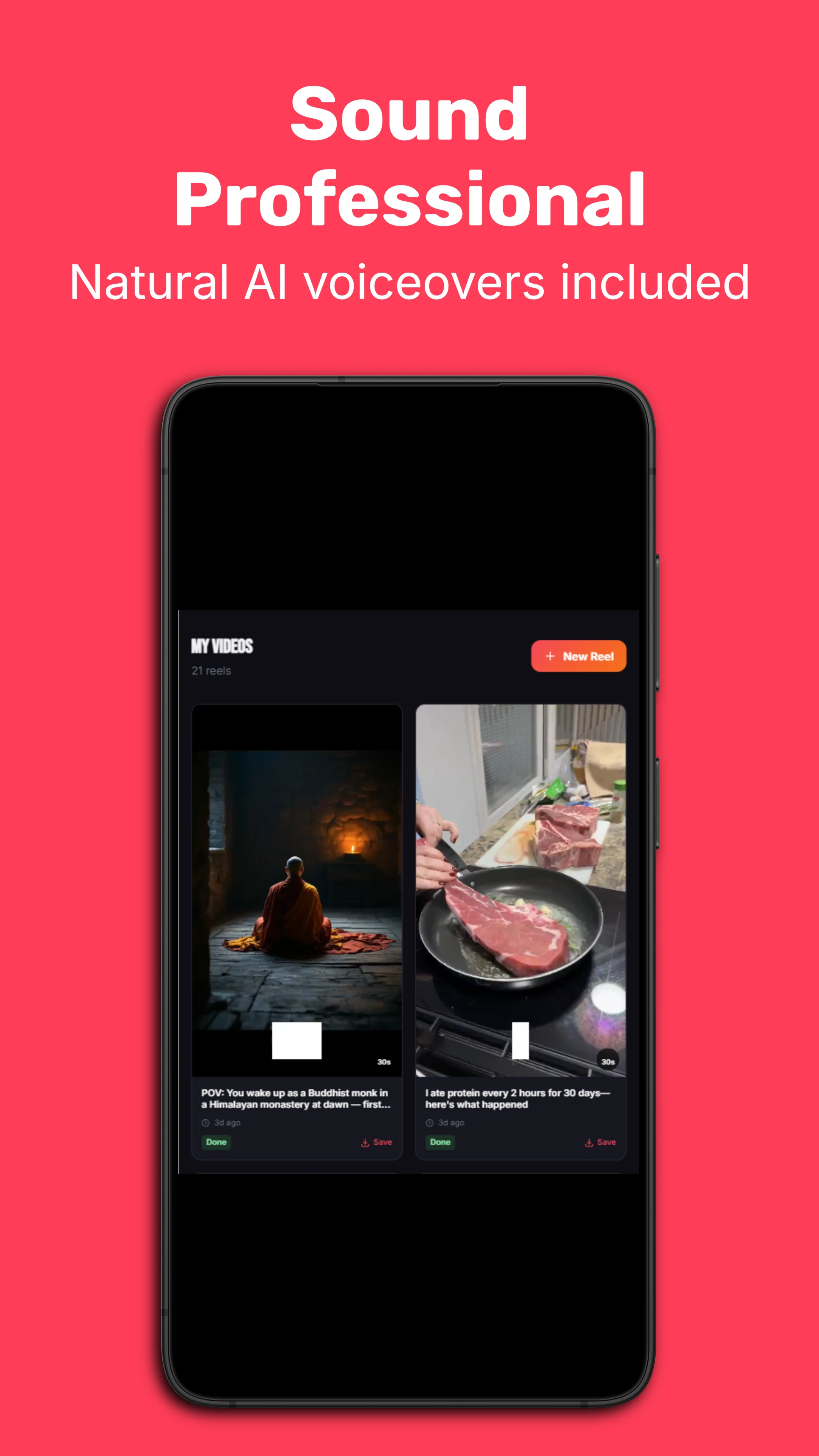 MonstaReel: Viral Reel Maker screenshot